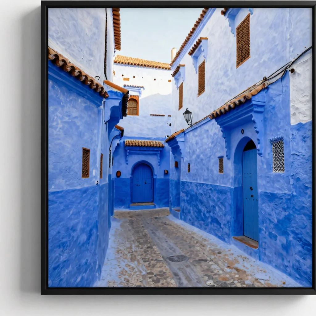 Bleu sur Médina